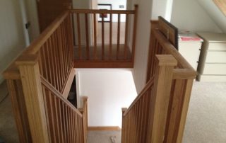 upstairs landing carpeted