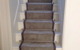 suede carpet on stairs